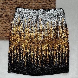 Sequined Mini Skirt